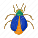 beetle, bug, cartoon, creature, fly, insect, pest