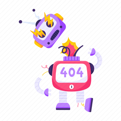 404 issue, issue found, web problem, error found, 404 error illustration - Download on Iconfinder