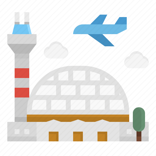 Aeroplane, airplane, airport, flight, transportation icon - Download on Iconfinder