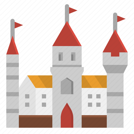 Architecture, buildings, castle, fortress, palace icon - Download on Iconfinder