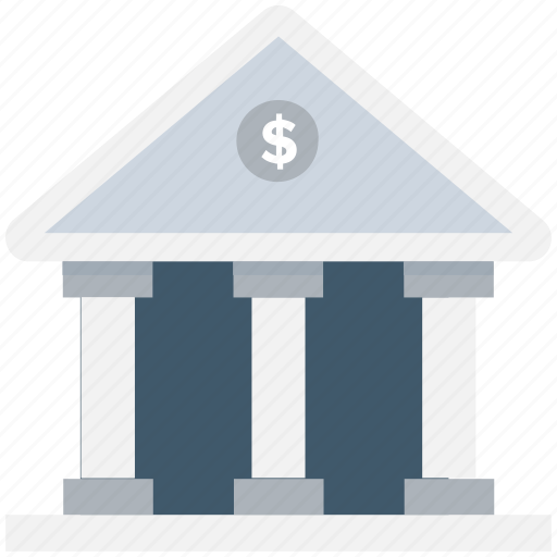 Bank, bank building, court, real estate, stock market icon - Download on Iconfinder