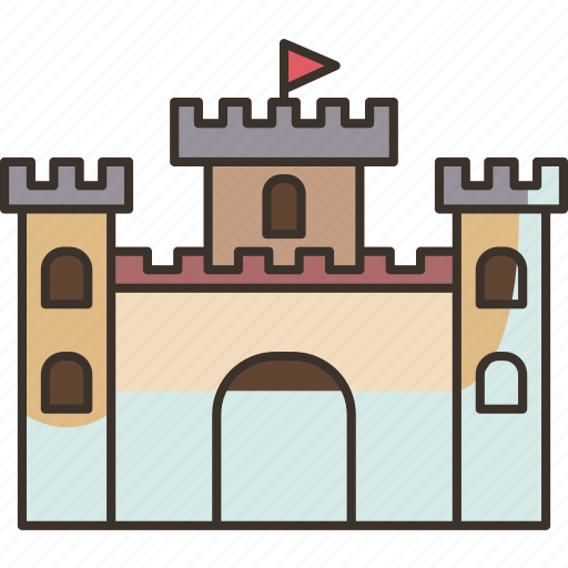 Castle, medieval, palace, kingdom, history icon - Download on Iconfinder