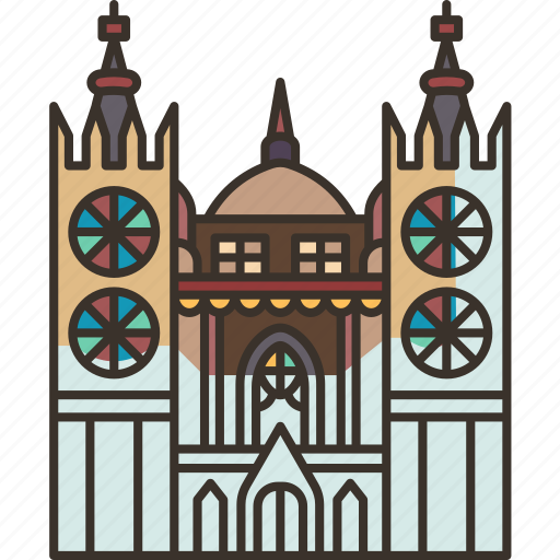 Cathedral, church, catholic, monument, architecture icon - Download on Iconfinder