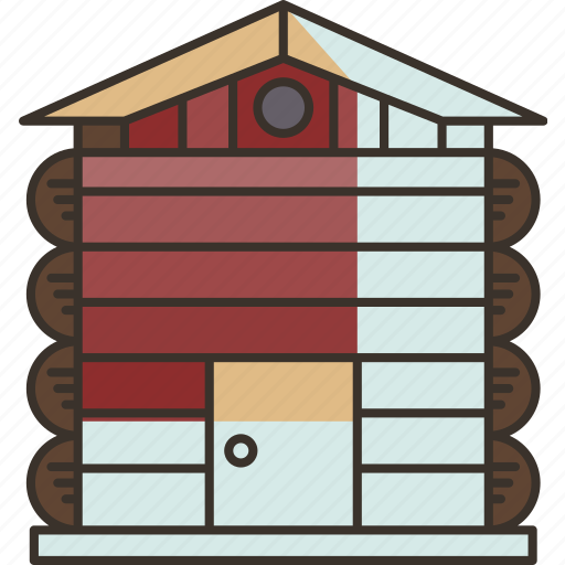 Cottage, house, residence, terrace, wood icon - Download on Iconfinder