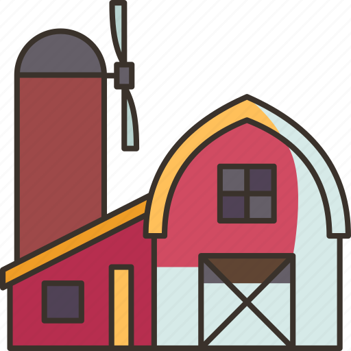 Farm, house, barn, country, rural icon - Download on Iconfinder