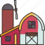 farm, house, barn, country, rural 