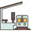 train, station, platform, transportation, public 