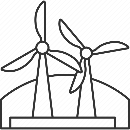 Windmill, windfarm, energy, turbine, power icon - Download on Iconfinder