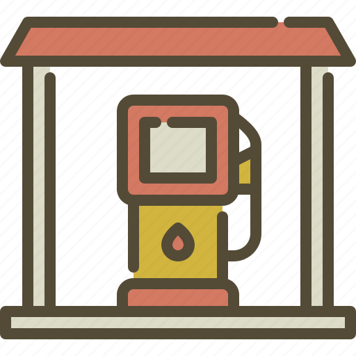 Gas, station, fuel, oil, gasoline, service icon - Download on Iconfinder