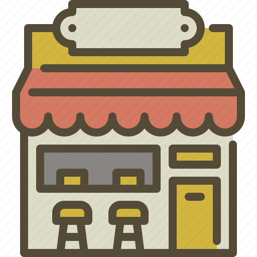 Cafe, restaurant, food, bar, building icon - Download on Iconfinder
