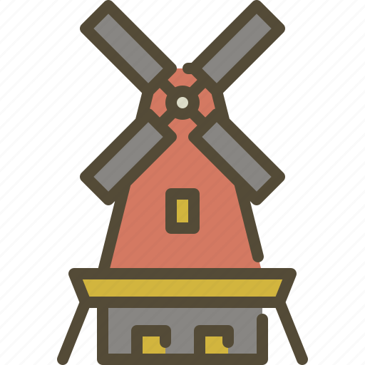 Windmill, farm, industry, energy, turbine icon - Download on Iconfinder