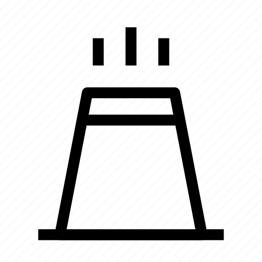 Nuclear plant chimneys, power, nuclear, plant, building icon - Download on Iconfinder