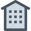 building, building icon, home, house, residence, structure, ui icon 