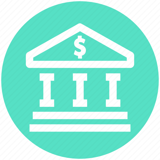 Bank, bank building, building, courthouse, dollar, institute icon - Download on Iconfinder