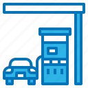 building, car, fuel, gas, station