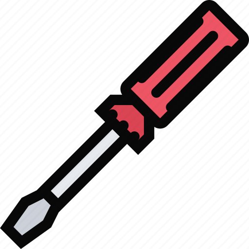 Building, construction, realtor, repair, screwdriver, tool icon - Download on Iconfinder