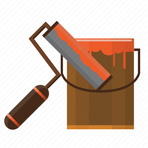 Construction, tools, brush, building, equipment, painting, tool icon - Download on Iconfinder