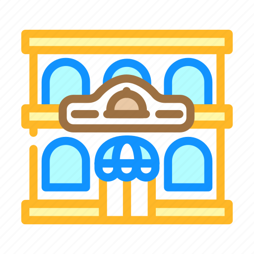 Restaurant, building, construction, exterior, shopping, commercial icon - Download on Iconfinder