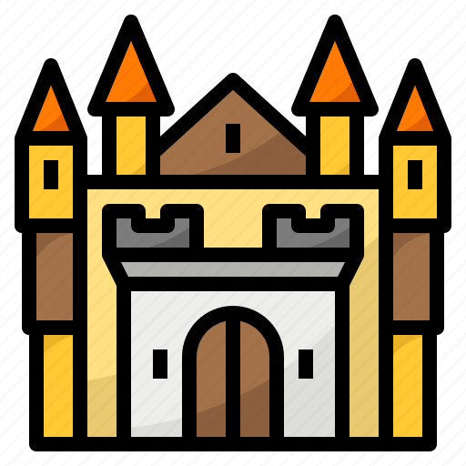 Antique, building, castle, king, palace, queen icon - Download on Iconfinder