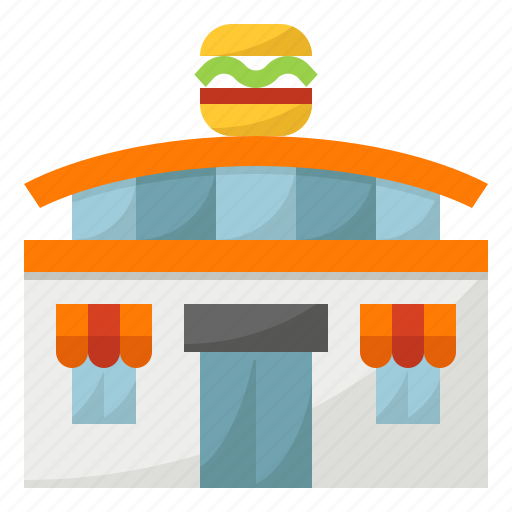 Building, eat, fast, food, hamburger, restaurant icon - Download on Iconfinder