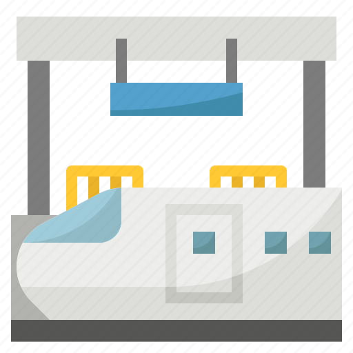 Building, platform, rail, station, train icon - Download on Iconfinder