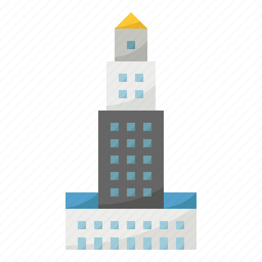 Building, hotel, skyscraper, tower, town icon - Download on Iconfinder