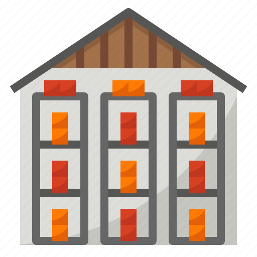 Building, stock, storage, supplier, warehouse icon - Download on Iconfinder
