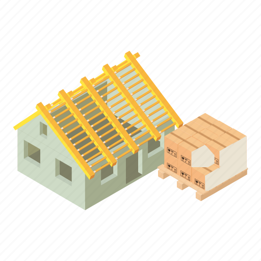 Homeconstruction, isometric, object, sign icon - Download on Iconfinder