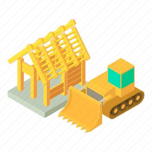 Isometric, object, quarrying, sign icon - Download on Iconfinder