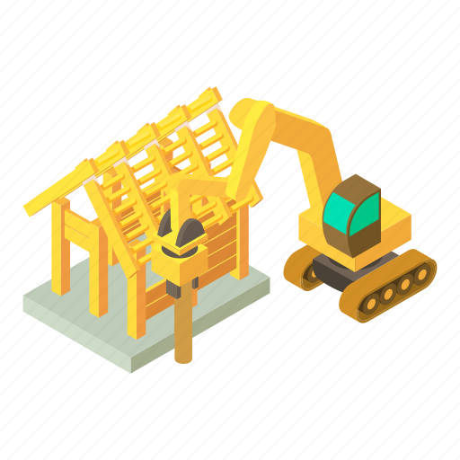 Isometric, object, sign, soilcrushing icon - Download on Iconfinder