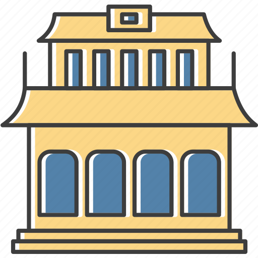 Building, chinese, construction, house, landmarks, temple icon - Download on Iconfinder