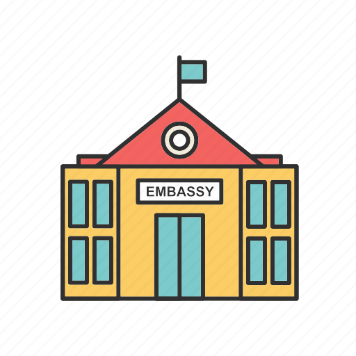 Company, embassy, flag icon - Download on Iconfinder