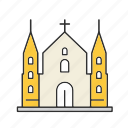 building, cathedral, church