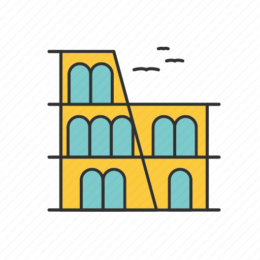 Building, colosseum, monument icon - Download on Iconfinder