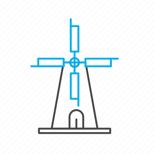 Mill, wind, windmill icon - Download on Iconfinder
