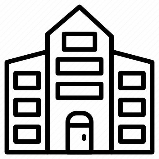 Apartment, building, estate, house, property icon - Download on Iconfinder