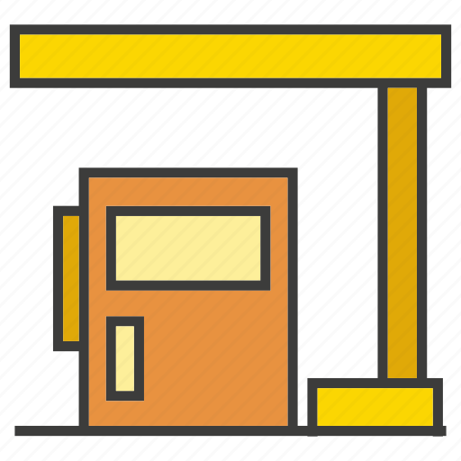 Building, energy, gas, gas station, oil, station icon - Download on Iconfinder