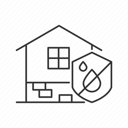 Construction, resistant, damp proof, house, moisture icon - Download on Iconfinder