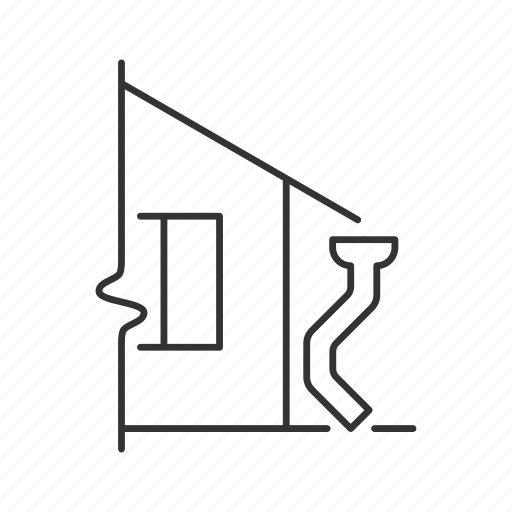 Drain, roof, construction, gutter, house, drainage icon - Download on Iconfinder