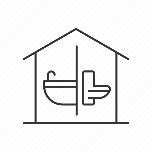 Sanitation, facility, construction, house, bathroom icon - Download on Iconfinder