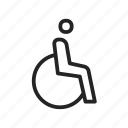 handicapped, disable, disabled, handicap, wheelchair
