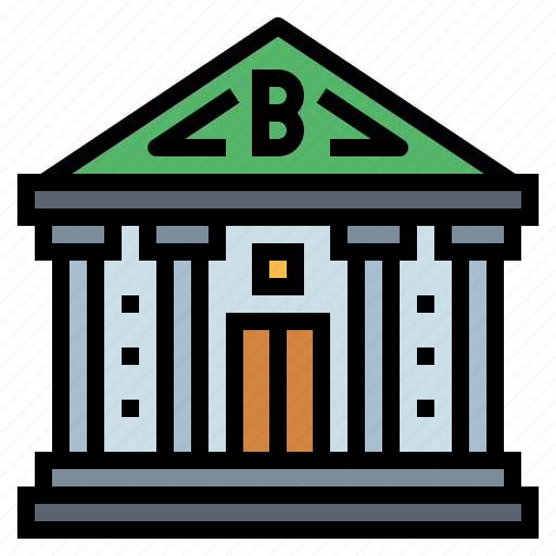 Bank, buildings, columns, finance icon - Download on Iconfinder