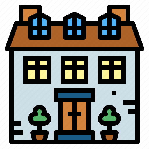 Buildings, estate, home, house, real icon - Download on Iconfinder