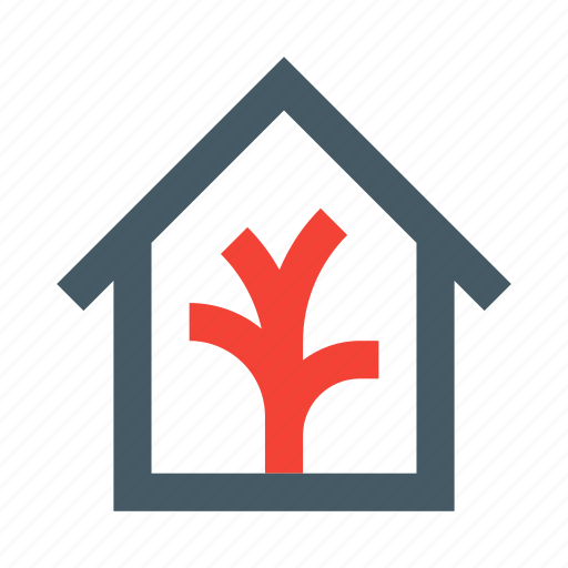 Building, house, nature, plant, real estate, tree, wood icon - Download on Iconfinder