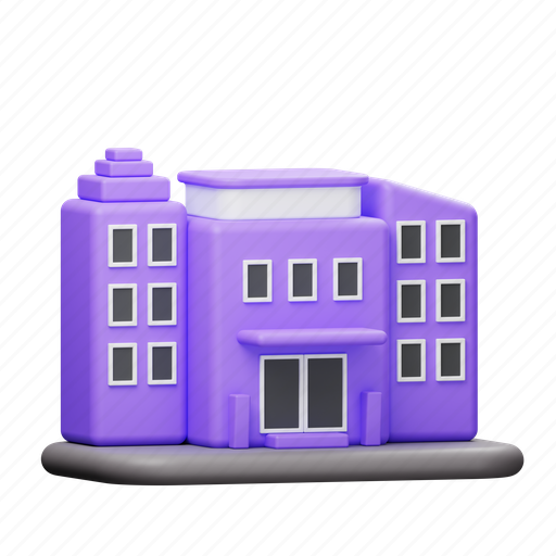 Office, building 3D illustration - Download on Iconfinder