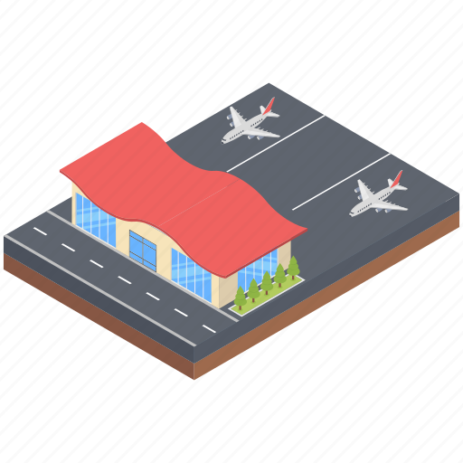 Airport, airways, port, runway, transportation icon - Download on Iconfinder