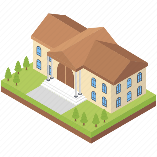 College, educational building, institute, school, university icon - Download on Iconfinder