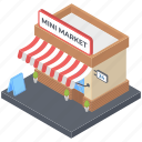 commercial building, marketplace, mini market, shop, store, storefront