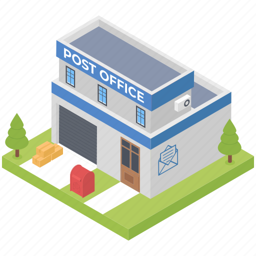 Airmail, mail, office, post office, post office building, postal services icon - Download on Iconfinder