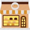 bakery, bread, shop, store, building, architecture, buildings